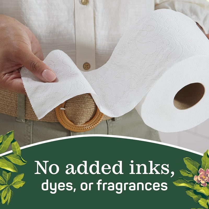 ARIA 100% Recycled Toilet Paper, 6 Rolls, 3-Ply Soft Bath Tissue, Paper Packaging - Image 4